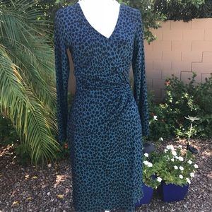Ann Taylor v-neck Faux Wrap Dress